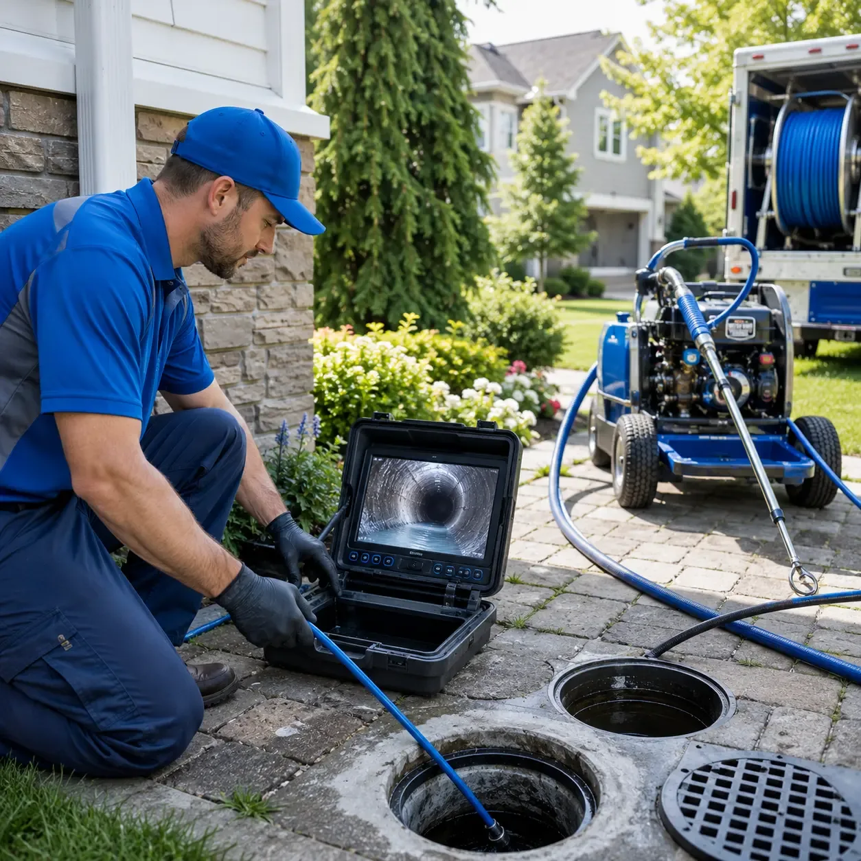 Outdoor drain cleaning professionals serving Marcellus, MI